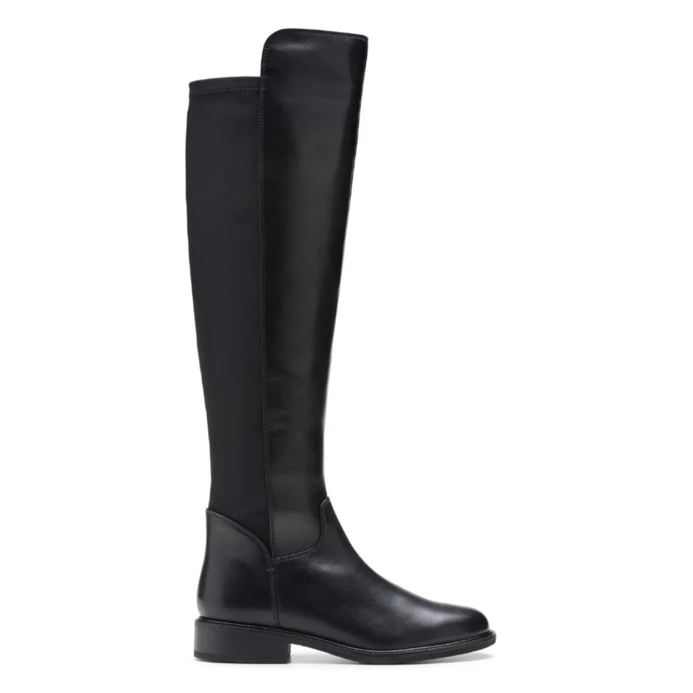 Black Knee-High Boots